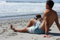 Men's Microfiber Retro Swim Trunks