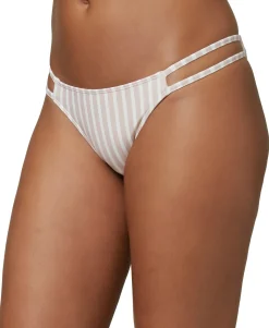 Teen Cardiff Lilia Striped Cheeky Bikini Bottoms (Young Women's Fit)