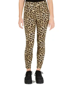 Teen Cheetah-Print Skinny Ankle Jeans (Young Women's Fit)