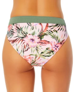 Teen Contrast-Waistband Bikini Bottoms (Young Women's Fit)