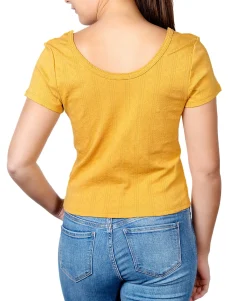Teen Cotton Pointelle Top (Young Women's Fit)