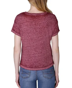 Teen Crewneck Burnout T-Shirt (Young Women's Fit)