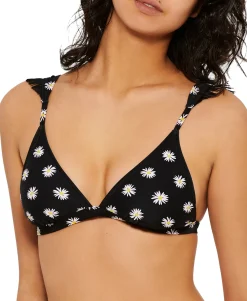 Teen Daisy Dot Ruffled Bikini Top (Young Women's Fit)