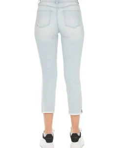 Teen Distressed Cropped Skinny Jeans (Young Women's Fit)