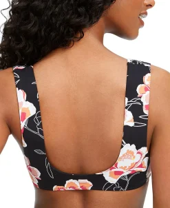 Teen Floral-Print Bralette Bikini Top (Young Women's Fit)