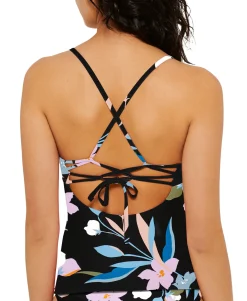 Teen Flourishing Floral Tankini Top (Young Women's Fit)