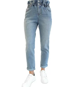 Teen High-Rise Paperbag Jeans (Young Women's Fit)