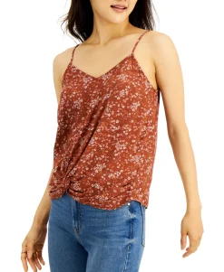 Teen Knot-Front Camisole (Young Women's Fit)