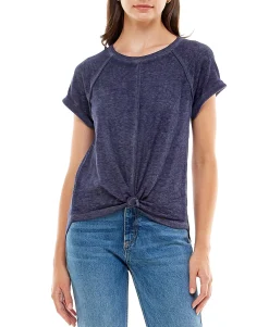 Teen Knot-Hem T-Shirt (Young Women's Fit)