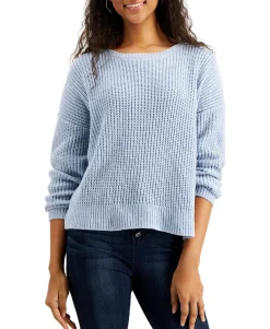 Teen Lace-Up Twisted-Back Sweater (Young Women's Fit)