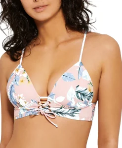Teen Moana Blossom Lace-Up Bikini Top (Young Women's Fit)