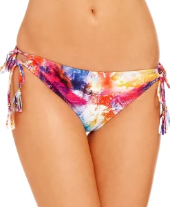 Teen Printed Fringe Hipster Bikini Bottom (Young Women's Fit)
