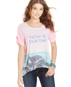 Teen Printed Graphic T-Shirt (Young Women's Fit)