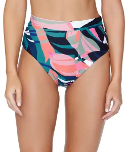 Teen Printed High-Waist Bikini Bottoms (Young Women's Fit)