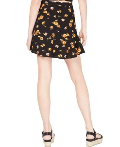 Teen Printed Ruffle-Hem Skirt (Young Women's Fit)