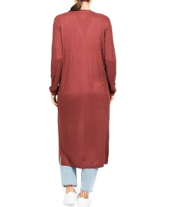 Teen Ribbed Duster Cardigan (Young Women's Fit)