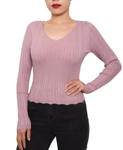 Teen Rib-Knit Strappy-Back Sweater (Young Women's Fit)