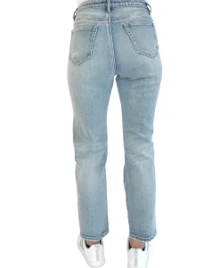 Teen Ripped Dad Jeans (Young Women's Fit)