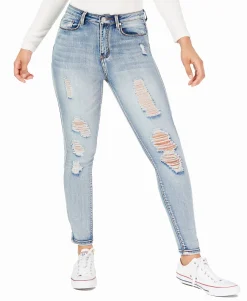 Teen Ripped Denim Jeggings (Young Women's Fit)