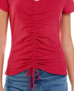 Teen Ruched-Front Top (Young Women's Fit)
