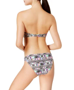 Teen Sea Glass Deco Printed Side-Tab Bikini Bottoms (Young Women's Fit)