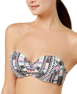 Teen Sea Glass Strappy Underwire Push-Up Bikini Top (Young Women's Fit)