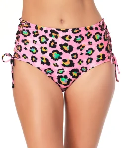 Teen Side-Lace High Waist Bikini Bottoms (Young Women's Fit)