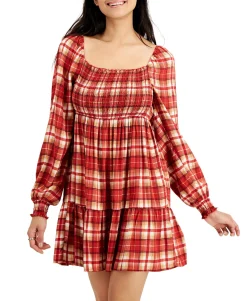 Teen Smocked Tiered Dress (Young Women's Fit)