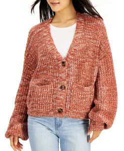 Teen Space-Dyed Cardigan (Young Women's Fit)