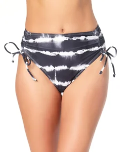 Teen Tie-Dyed High-Waist Bikini Bottoms (Young Women's Fit)