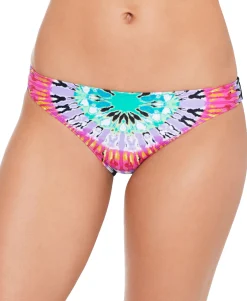 Teen Totally Tie-Dye Printed Hipster Bikini Bottoms (Young Women's Fit)