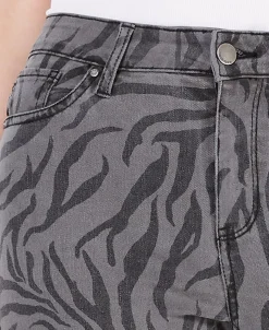 Teen Zebra-Print Skinny Jeans (Young Women's Fit)