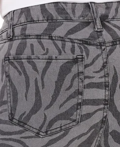 Teen Zebra-Print Skinny Jeans (Young Women's Fit)