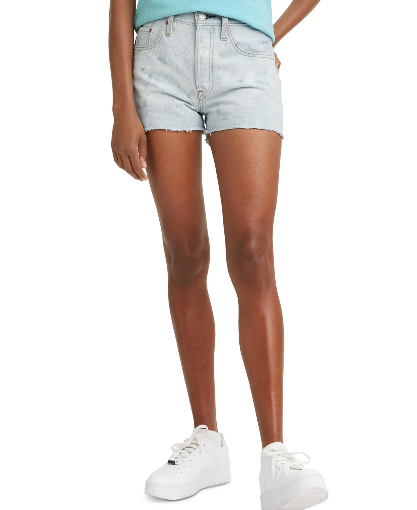 Women's 501 Cotton High-Rise Denim Shorts