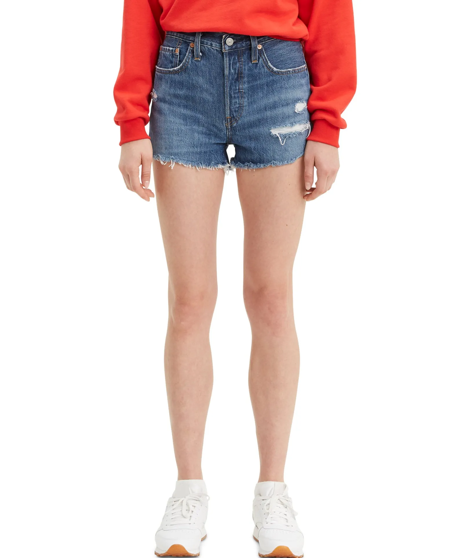 Women's 501 Cotton High-Rise Denim Shorts