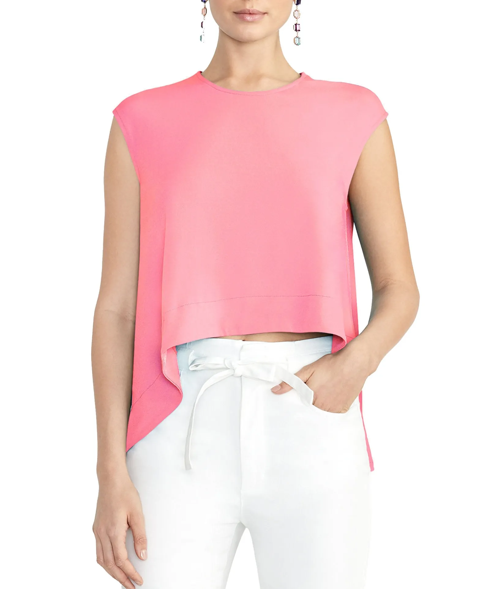 Women's Asymmetrical Crop Top
