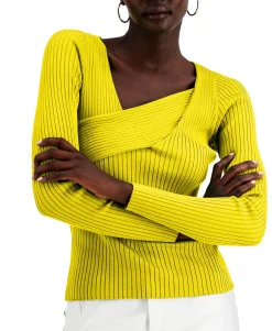 Women's Asymmetrical Rib Sweater