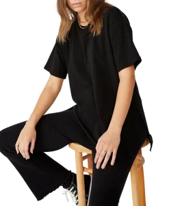 Women's Bella Drop Shoulder Short Sleeve Top