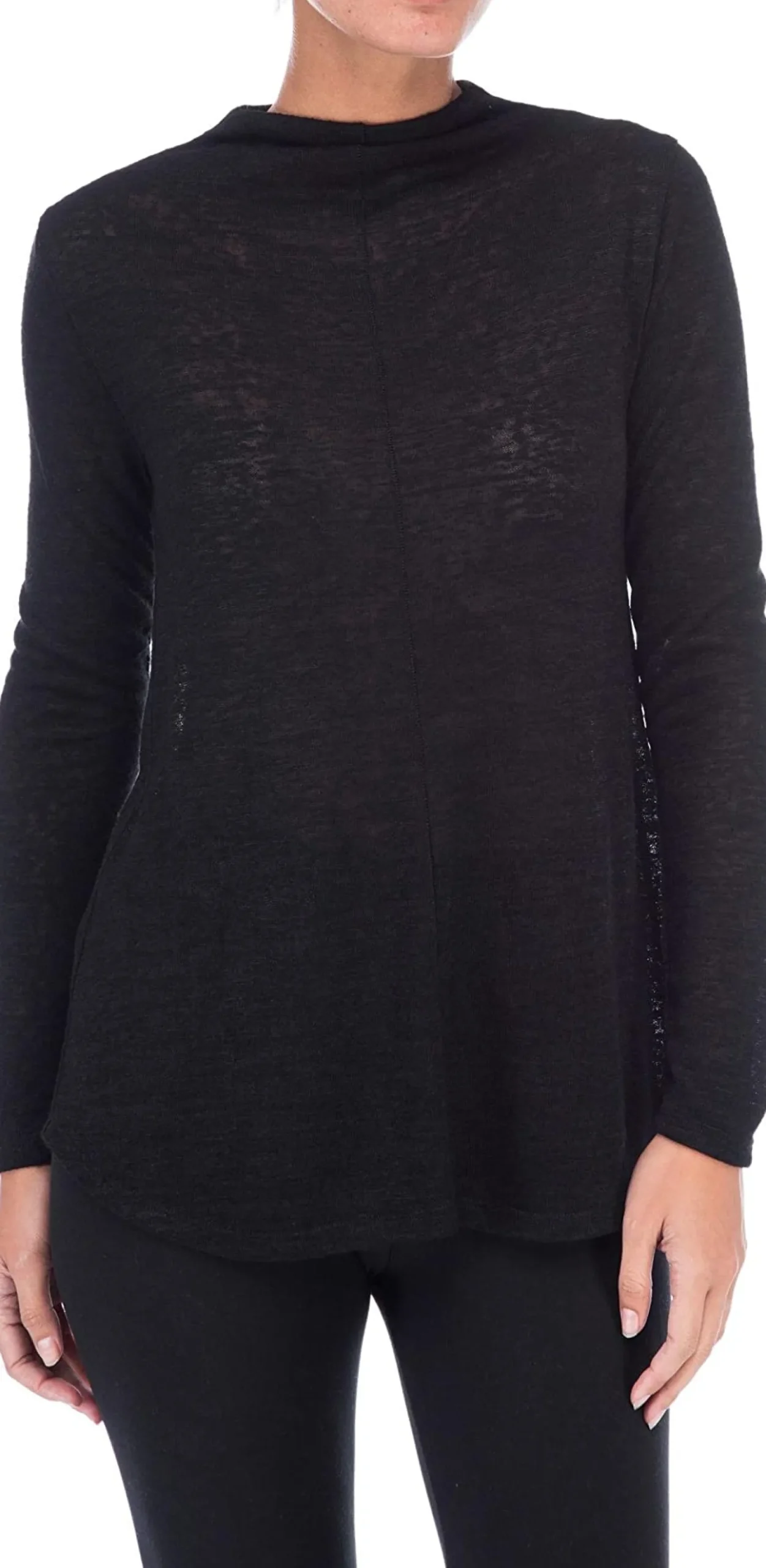 Women's Belle Mock Neck Longsleeve Tee