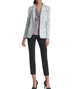 Women's Bonded Lace One-Button Jacket