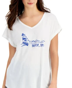 Women's Buoy Bye Graphic-Print T-Shirt