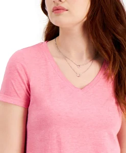 Women's Burnout V-Neck T-Shirt