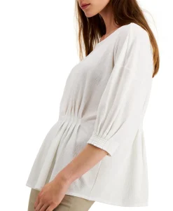 Women's Cinched Front Top