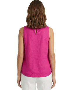 Women's Cinched-Waist Sleeveless Top
