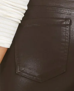 Women's Coated High Rise Ankle Skinny Jeans