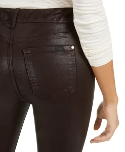 Women's Coated High Rise Ankle Skinny Jeans