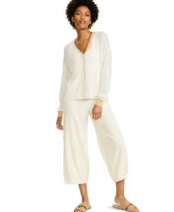 Women's Colorblocked Button Cardigan