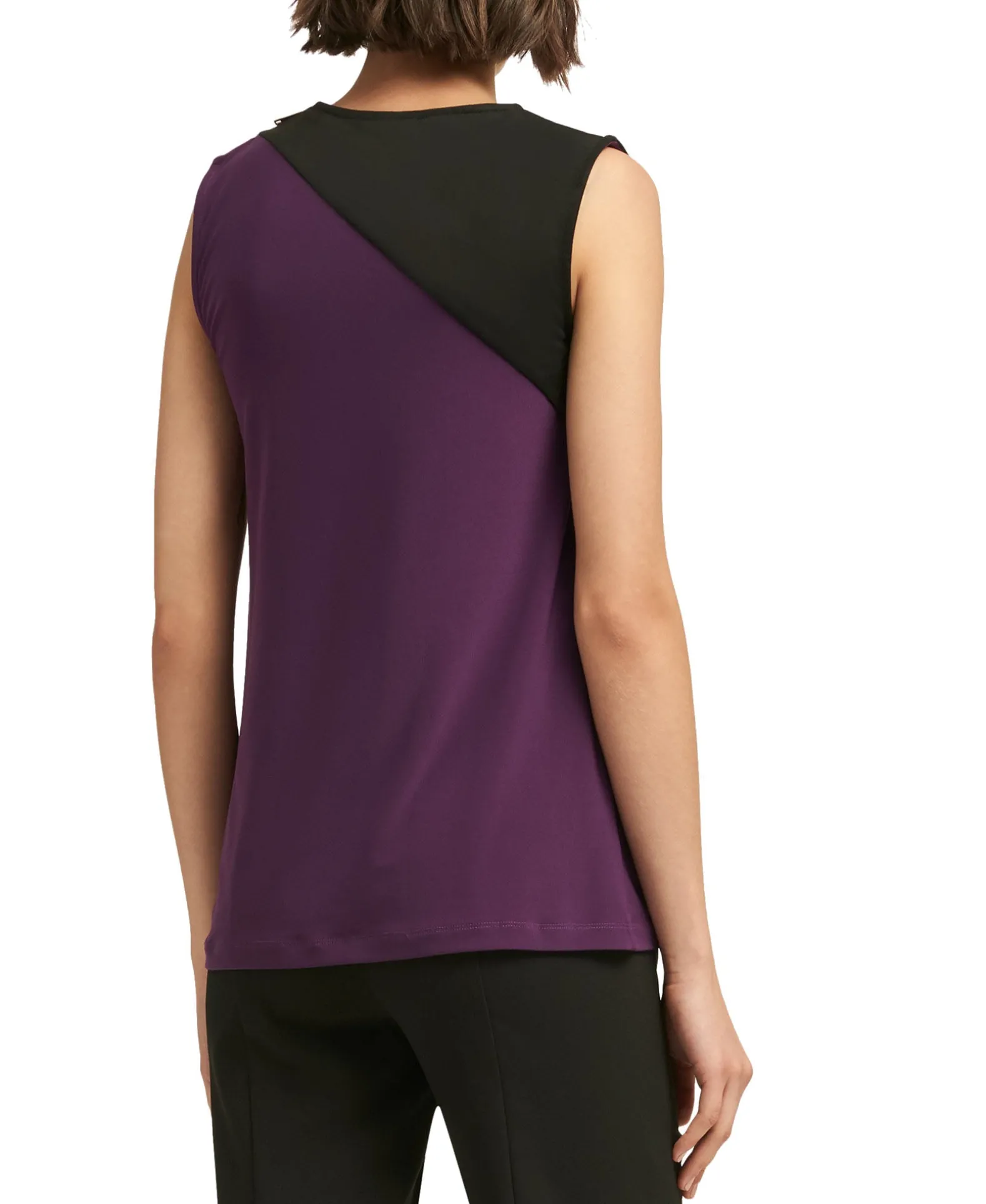 Women's Colorblocked Zipper-Trim Shell