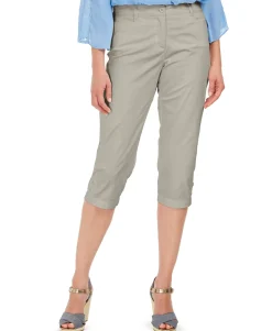 Women's Comfort-Waist Capri Pants