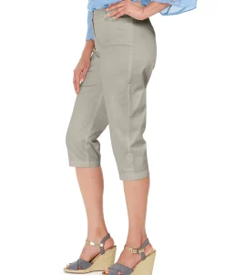 Women's Comfort-Waist Capri Pants